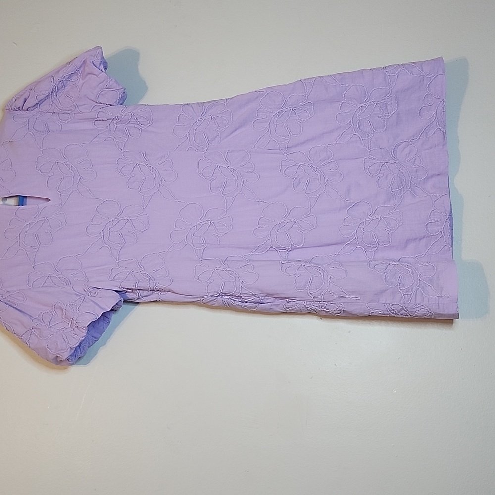 J. Crew Lavender Mini Dress with Puff Sleeves - Picture 13 of 14